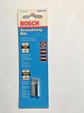 TWO BOSCH TX3040102 1 TORX INSERT BITS ONE #3...