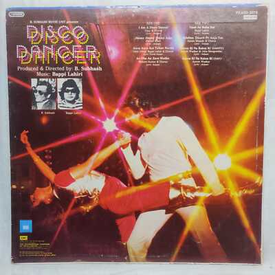 Disco Dancer LP Record Music Bappi Lahiri Rare Bollywood Vinyl