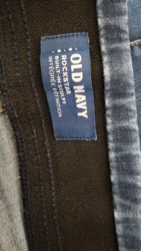Old Navy Rockstar Women's Jeans Mid Rise Size 4 Waist 26 Inseam 28 Pockets - Picture 8 of 10