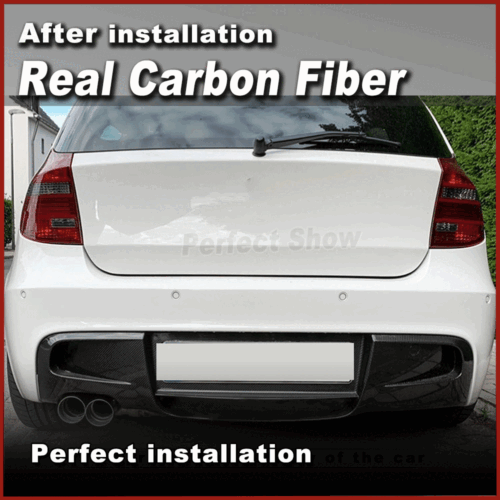 Carbon Diffusor Hinten Stoßstange Heckspoiler für BMW 1ER E87 M Paket 2007-2010 - Bild 3 von 11