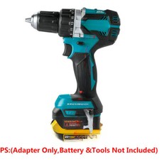 Adapter for Dewalt 20V MAX Slider-Style Battery to Power for Makita 18V LXT Tool
