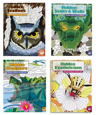 Tiere Malbücher - Versteckte Tiere - Kinder Kinder Zeichnen Malen Basteln