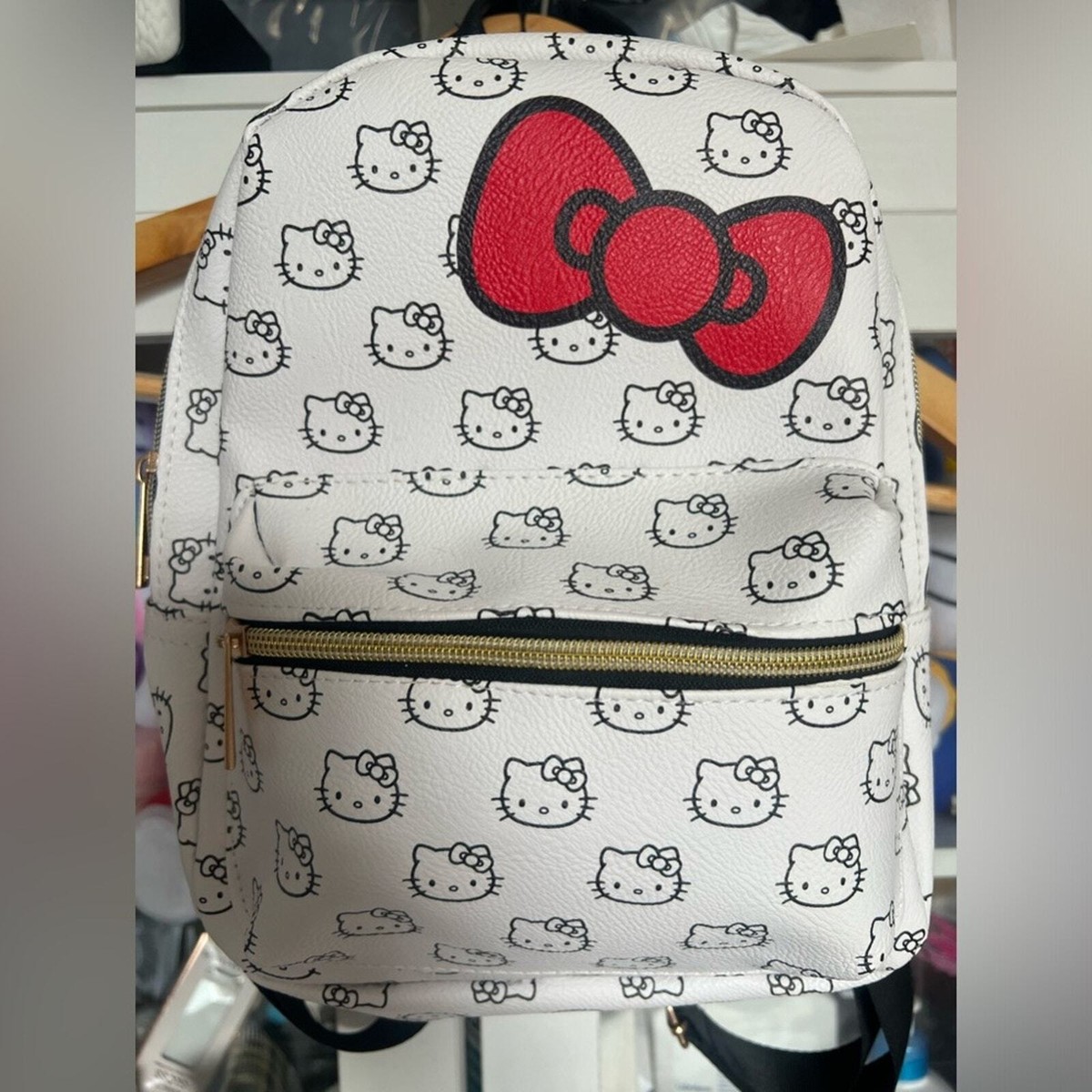 Hello Kitty Backpack White/Black New With Tag Hello Kitty Backpack White/Black New With Tag