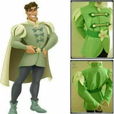 The Frog Prince Naveen Halloween Adult Men Cosplay Costume A016