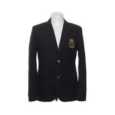 Templa, Blazer, Größe: S, Grau, Baumwolle/Polyester, Nadelstreifen, Herren #ftC