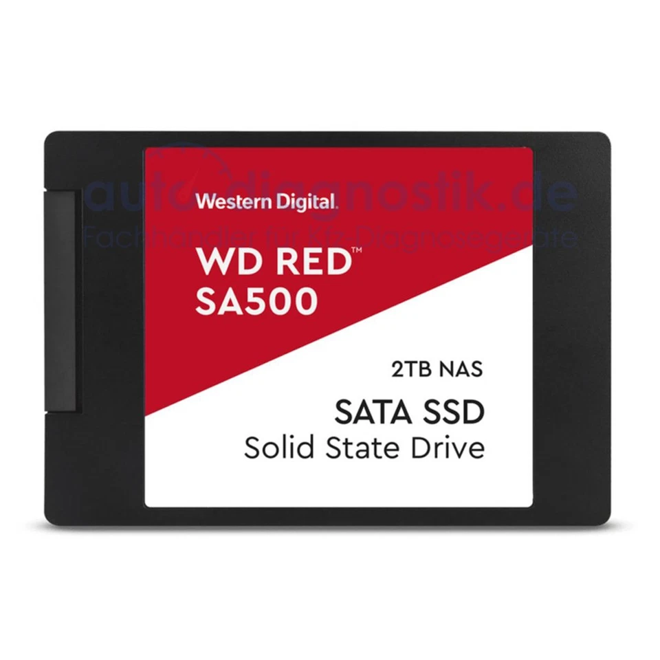 WESTERN DIGITAL Disco rigido SSD WD RED SA500 2TB NAS Sata3 2,5" 7mm 3D NAND disco rigido interno