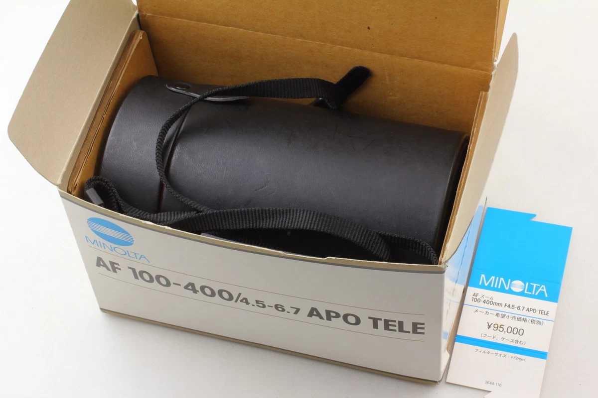 MINOLTA 100-400mm ズームレンズ Minolta 100-400mm Focal Camera Lenses for sale | eBay