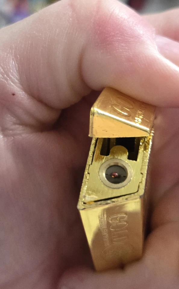 Vintage lighter gold bar lighter butane gas collectible lighters - Image 2 of 4