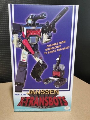 In Stock X-Transbots MX-27B Janssen Perceptor Black Version Action Figure