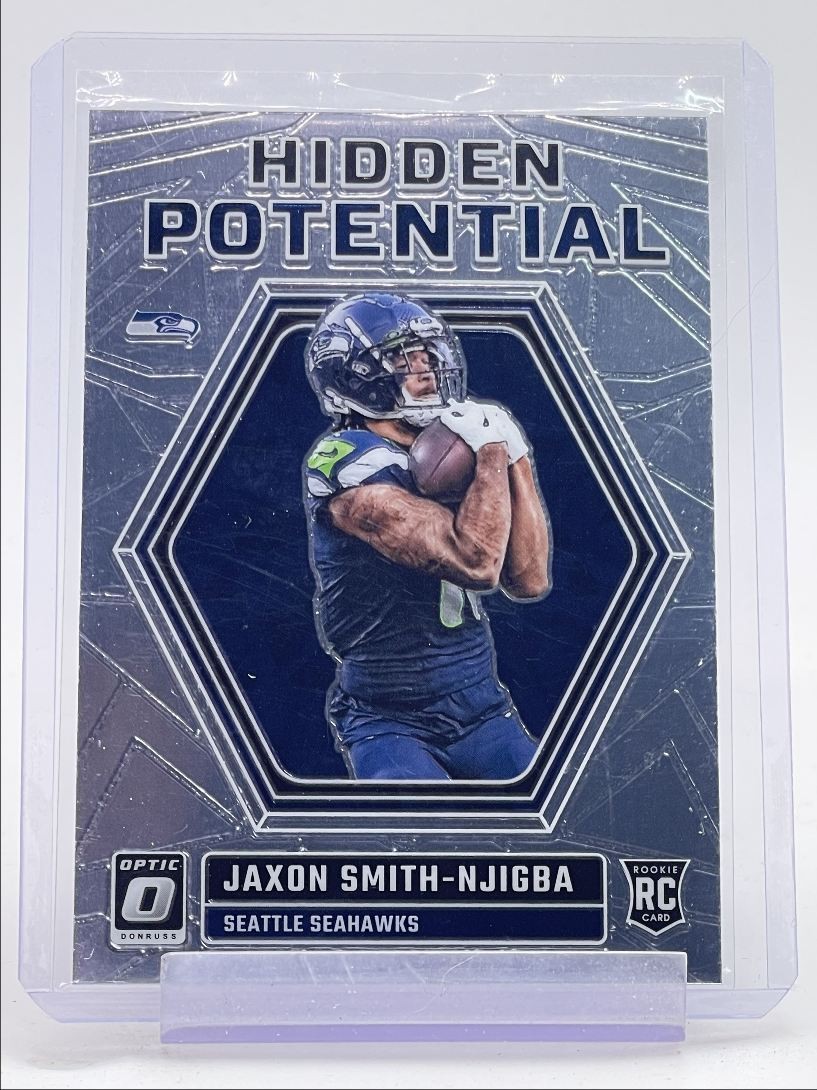 JAXON SMITH-NJIGBA 2023 DONRUSS OPTIC ROOKIE HIDDEN POTENTIAL RC Q2171