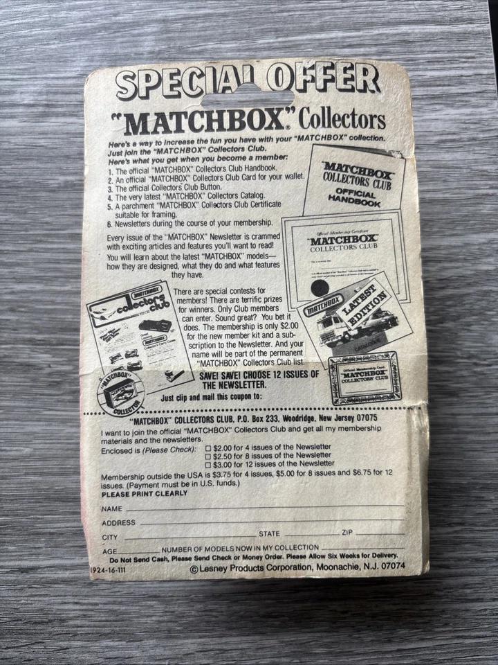 Vintage 1981 Matchbox Lesney Red Kenworth Aerodyne Rig Cab Truck England  - Image 2 of 3