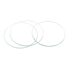 8Pcs, 40.5mm Dia Watch Glass Crystal Lens Single Dome Round 1.4mm Edge Thickness