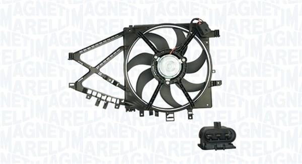 LüFter MotorküHlung Magneti Marelli 069422712010 12V 158W 388Mm FüR Opel Corsa-image