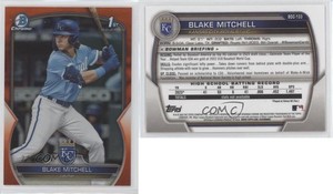 2023 Bowman Draft Chrome Orange Refractor /25 Blake Mitchell #BDC-133