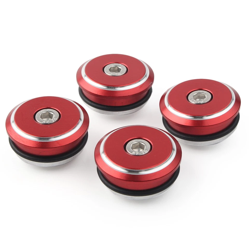 Ajuste Ducati 1199 Panigale 12-15 1299 Panigale 15-17 4x Marco Tapones Cubierta Tapa Rojo Foto 2 de 4