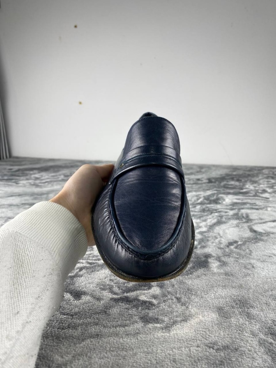 Vintage Bally Switzerland Loafers Shoes Men Size 12 Blue | eBay