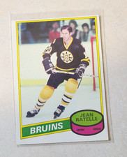 #6 1980-81 O-Pee-Chee Jean Ratelle Boston Bruins