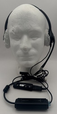 Plantronics HW261NC Black Headband Headset With DA45 Adapter Tested Works Fine.
