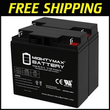 Certified 12V 18AH Battery Pack - 2 Pack