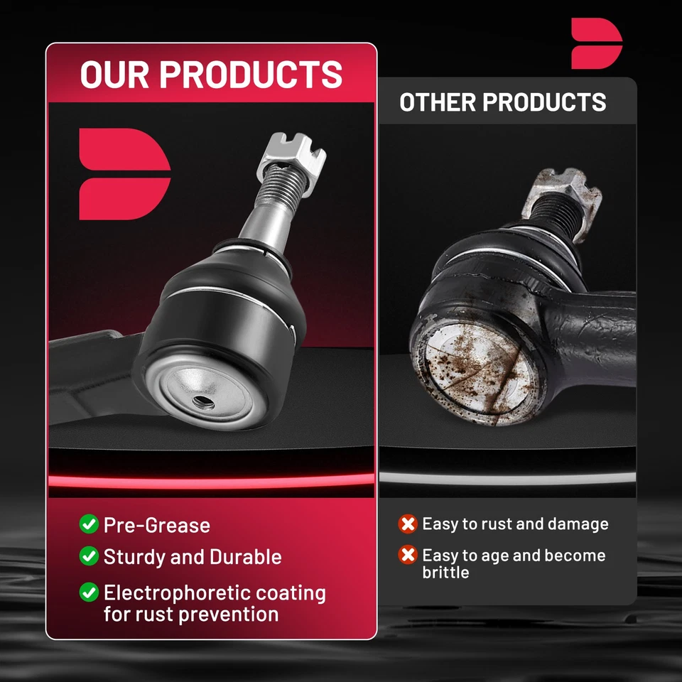 Front Outer Tie Rod End Compatible with 1997-2001 CR-V Insight ES3331 ES3332 Foto 2 de 4