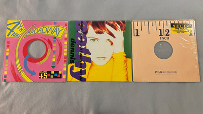 Yello, Cathy Dennis, Dino 12'' Vinyl Lot of Three