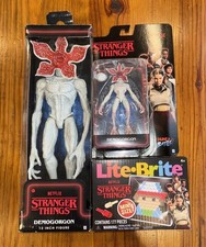 Stranger Things Demogorgon Lot Includes 12 In Figure, 4 In Figure, Lite Brite