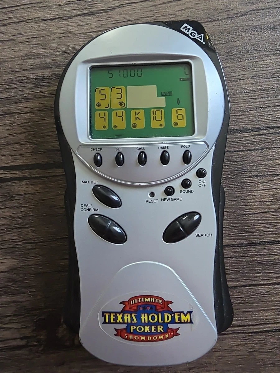 MGA Entertainment Poker Handheld Electronic Game Electronic Games