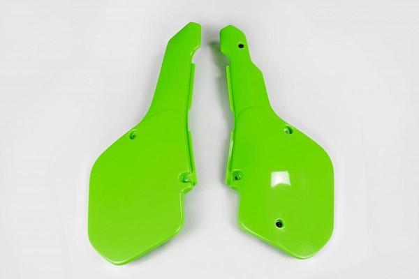 Seitenverkleidung Heckverkleidung Side Panels Passt An Kawasaki Kx 250 1987 GrüN-image