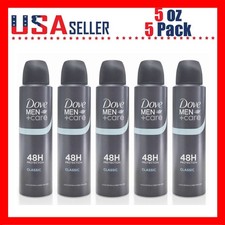 Dove Men Care Classic spray x 5 Pack x 150 ml Antiperspirant Deodorant Spray