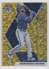 2021 Panini Mosaic Rookie Quick Pitch Gold Prizm 5/10 Anderson Tejeda #209 1u6