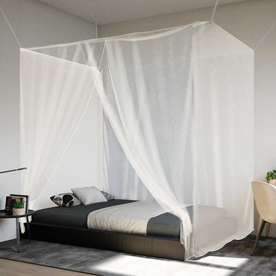 Moskitonetz Betthimmel Fliegennetz Mückennetz Doppelbett Insektennetz Reise Netz