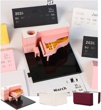 Time Piece Calendar, 3d Memo Pad Creative Desk Calendar, Room Decor Aethetic Gif