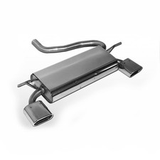 FOX Duplex Sportauspuff je 1x135x80mm für MINI Cooper One R50 1.6l Bj 01-06