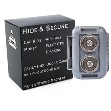 Hide a Key Outside with our Grey Magnetic Box, Our Waterproof Air-Tight Magne...