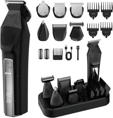 Beard Trimmer for Men, Electric Razor for Nose, Body, Face and Mustache, 5-in-1
