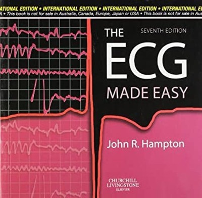 The Ecg Made Easy Hardcover John R. Hampton