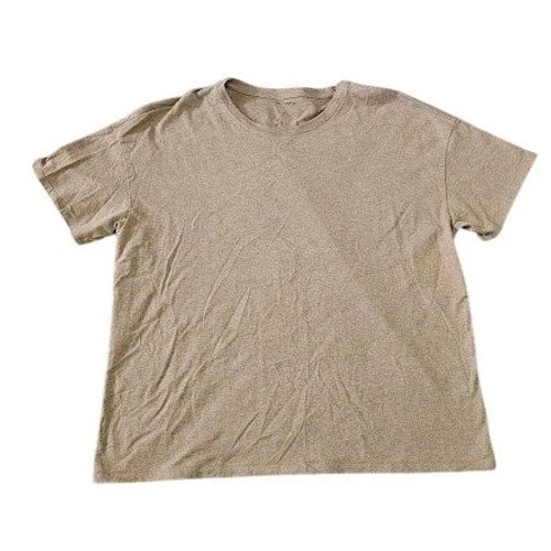 Cozy Earth 100% Cotton Short Sleeve T-Shirt Men Large Tan Basic Comfort