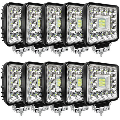 LED Tractor Work Lights, Off Road 4 Inch 240W 20000lm Pod 4 Inch, 10 Cube 