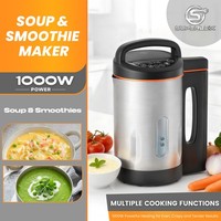 SUPERLEX Electric 1.8L Soup Maker LED Timer Smooth or Chunky 5 Function 1000W