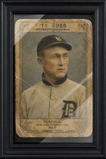 8x10 WallArt MLB TY Cobb Detroit Tiger Print Glass Framed