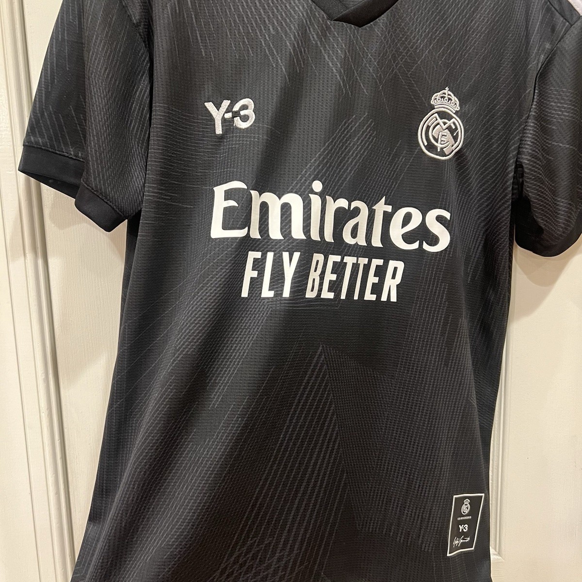 Y-3 リアルマドリード 120周年 Tシャツ L ブラック Real Madrid Unisex Y-3 120th Anniversary Jersey Black Size M #20