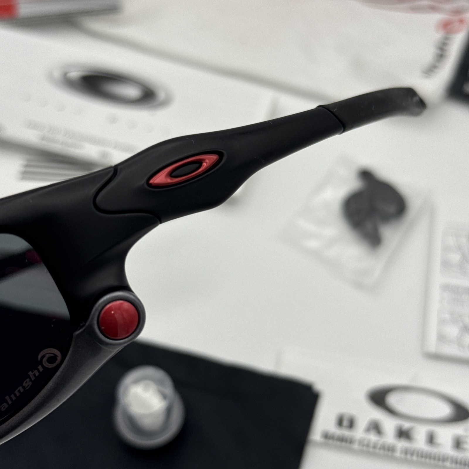 OAKLEY Sunglasses SPLIT JACKET Black Alinghi Pola… - image 10