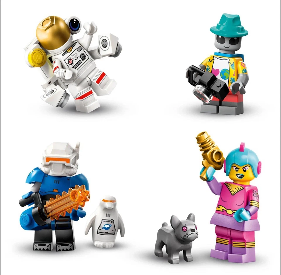 Complete Set of (12) Lego Series 26 Space Minifigures 71046 New Sealed 2024 - Image 3 of 4