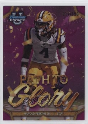 2024 Bowman U Chrome Path to Glory Fuchsia Refractor /150 Harold Perkins Jr 1k9t