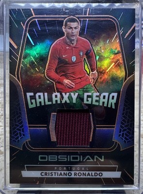 2020-21 Panini Obsidian Galaxy Gear Cristiano Ronaldo Electric Etch Patch 20/50