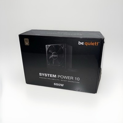 be quiet! System Power 10 650W 80 Plus Bronze PC-Netzteil / Neu inkl. Rechnung