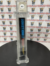 Donkey Kong 3 Arcade Classics Nintendo NES CIB Hangtab VGA WATA CGC Black Box DK