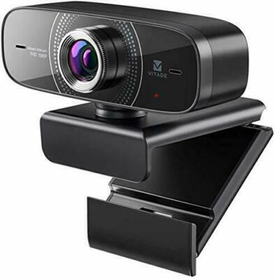 WEBCAM 1080p MIT MIKROFON HD WEBCAM VITADE HD826 COMPUTER NEU 