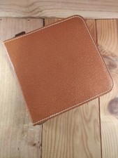 Vintage GROOMING KIT Comb Brush Mirror Leather Case