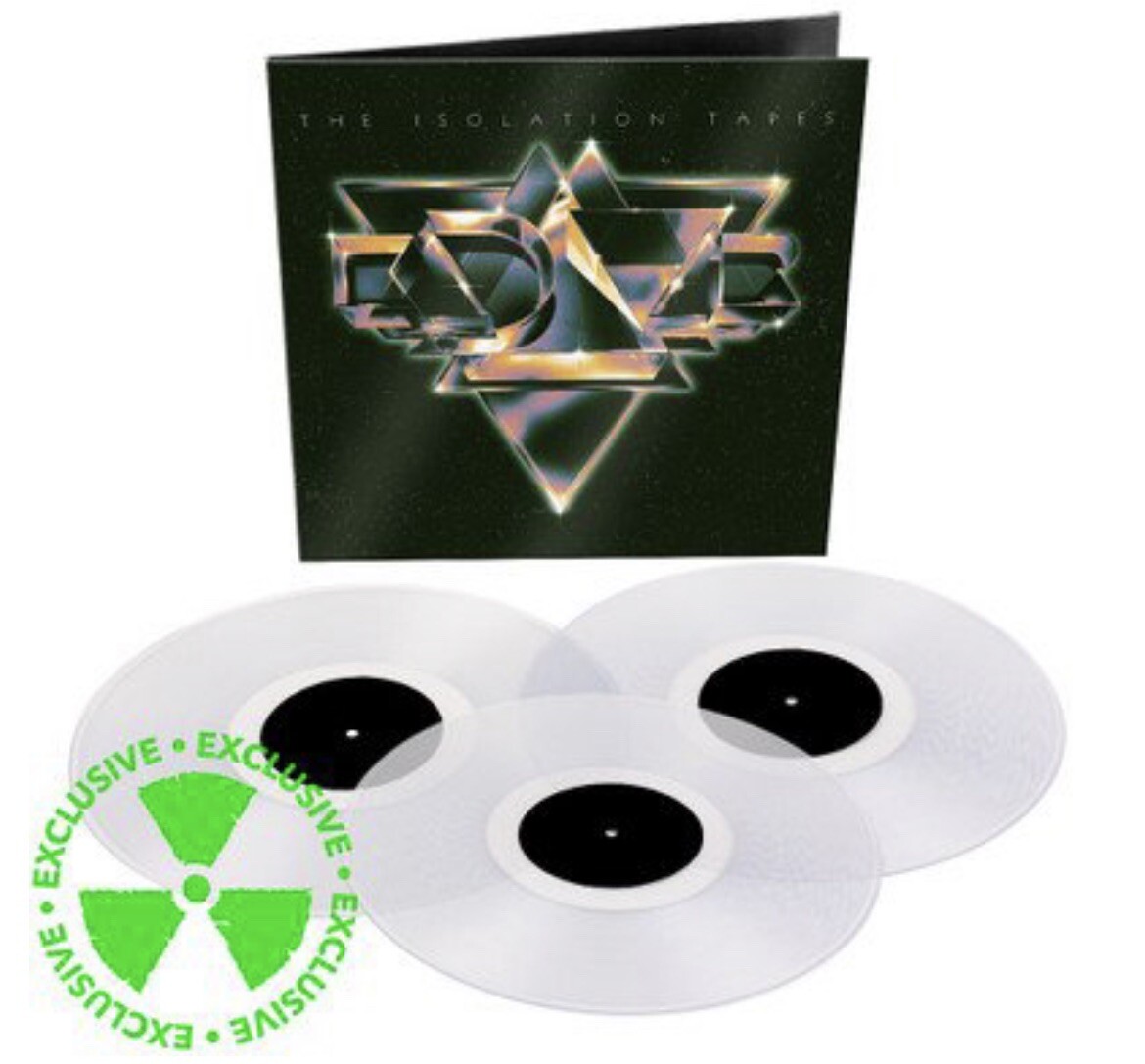 Kadavar - The Isolation Tapes + Studio Live Vol 1 - 3 X LP Clear Vinyl New Mint